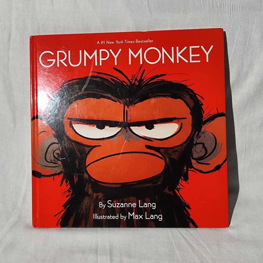Grumpy Monkey Hardcover Children Book Suzanne Lang Max Lang Picture Book